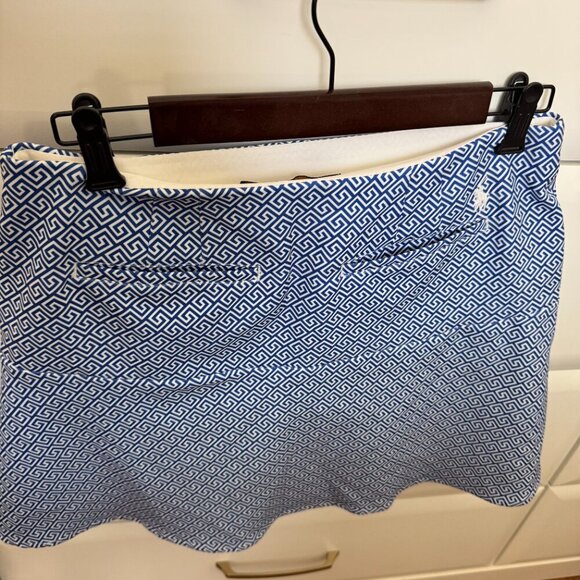 Polo Golf Ralph Lauren Flounce Skort Blue/White - M - Picture 4 of 4